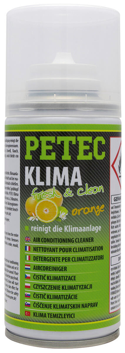 Petec klimaanlagenreiniger fresh clean air conditioner cleaner p fresh clean orange