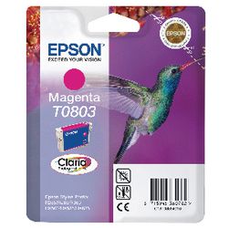 Cartucho de tinta pic epson t0803 original magenta