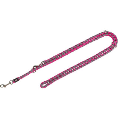Trixie Dog Leash Cavo Regolabile Fuchsia Grey