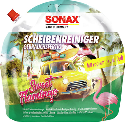 Sonax scheibenreiniger window cleaner 3 l sweet flamingo