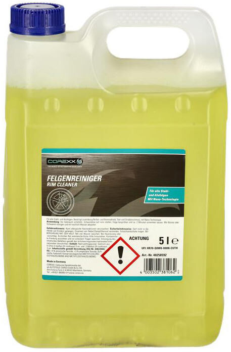 Detergente per cerchioni corexx 5 L