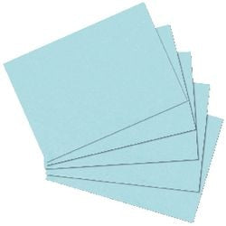 Schede herlitz a6 blu