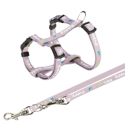 Trixie Junior Puppyhew con Riem Lila