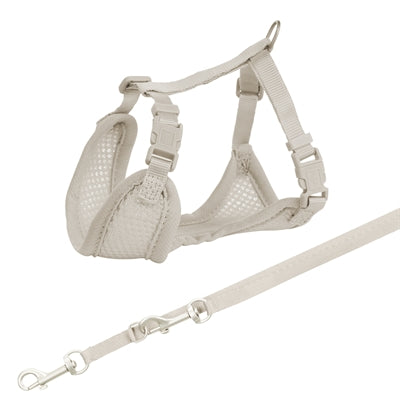 Trixie Junior Puppy Economes Soft with Riem Light Grey