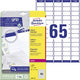 Etichette avery l7651-25 mini 38,1x21,2mm