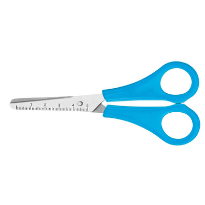 Basic westcott kinderschaar ronde punt blauw