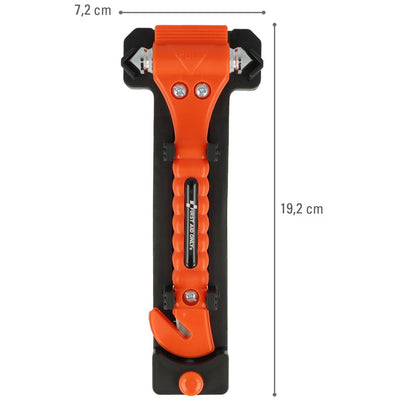Westcott Westcott AC-P30001 2in1 Primeros auxilios solo martillo de emergencia 2 piezas naranja