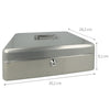 WESTCOTT WESTCOTT AC-E51002-ZI Geldkist 301x242x91mm grigio argento, schieramento di plastica con 5 corsi