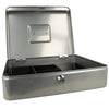 WESTCOTT WESTCOTT AC-E51002-ZI Geldkist 301x242x91mm grigio argento, schieramento di plastica con 5 corsi