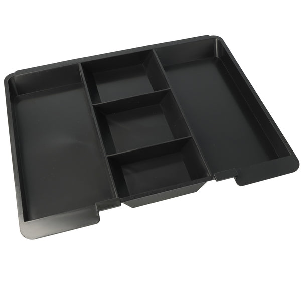 WESTCOTT WESTCOTT AC-E51002-ZI Geldkist 301x242x91mm grigio argento, schieramento di plastica con 5 corsi
