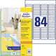Etichette avery l7656-25 mini 46x11,1 mm
