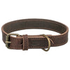 Trixie collar perro grasa rústica marrón oscuro