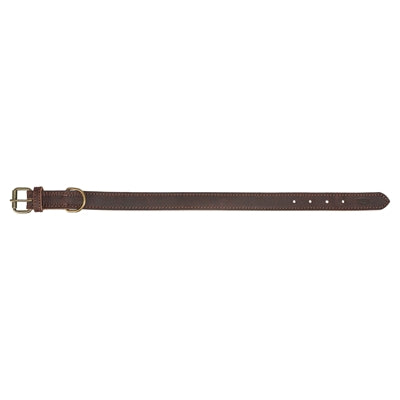 Trixie collar perro grasa rústica marrón oscuro