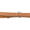 Trixie dog leash rustic heartbeat adjustable fat leather brown