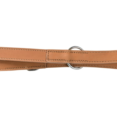 Trixie dog leash rustic heartbeat adjustable fat leather brown