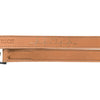 Trixie dog leash rustic heartbeat adjustable fat leather brown
