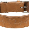 Trixie Collar Dog Grasso Rustico in pelle cardiaca marrone