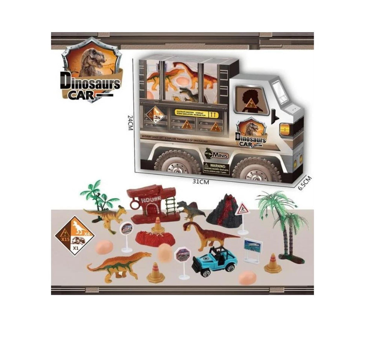 Dino play set 20 pieces