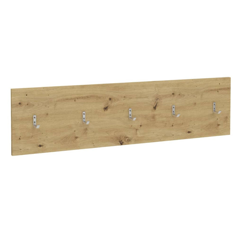 FMD FMD Wall Coat Rack 108.9x1.5x28.1 cm de roble artesanal coloreado
