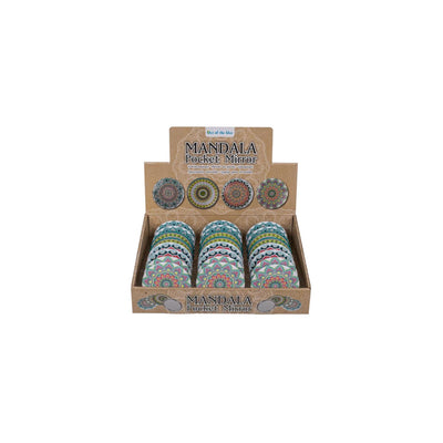 Ootb espejo de bolsillo mandala ø7cm