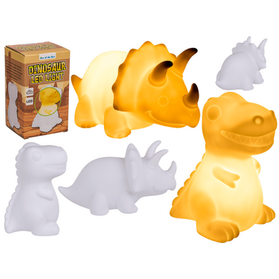 Lampada, dinosauro con LED (incluse 3 batterie
