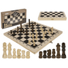 Gioco da tavolo in legno, scacchi. 34x34 cm.