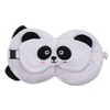 Almohada de viaje de felpa para niños con antifaz p