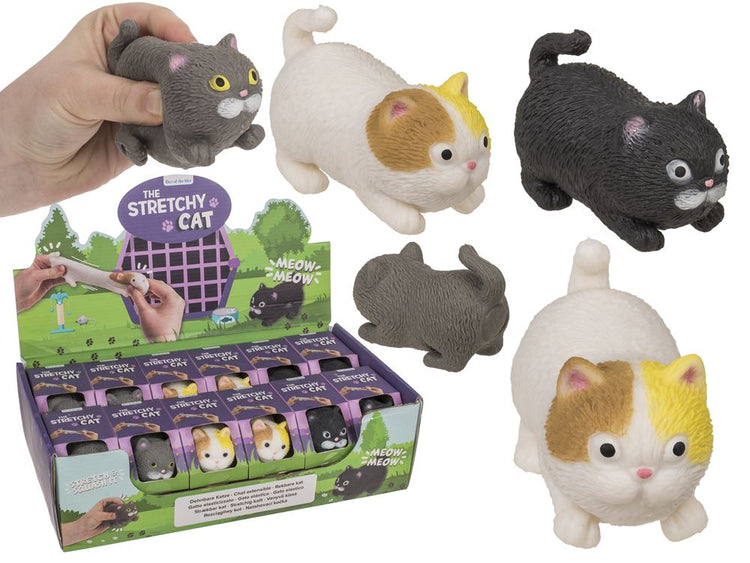 Dsp stretch cat, 9 cm, 3 assi. 24 pezzi dentro