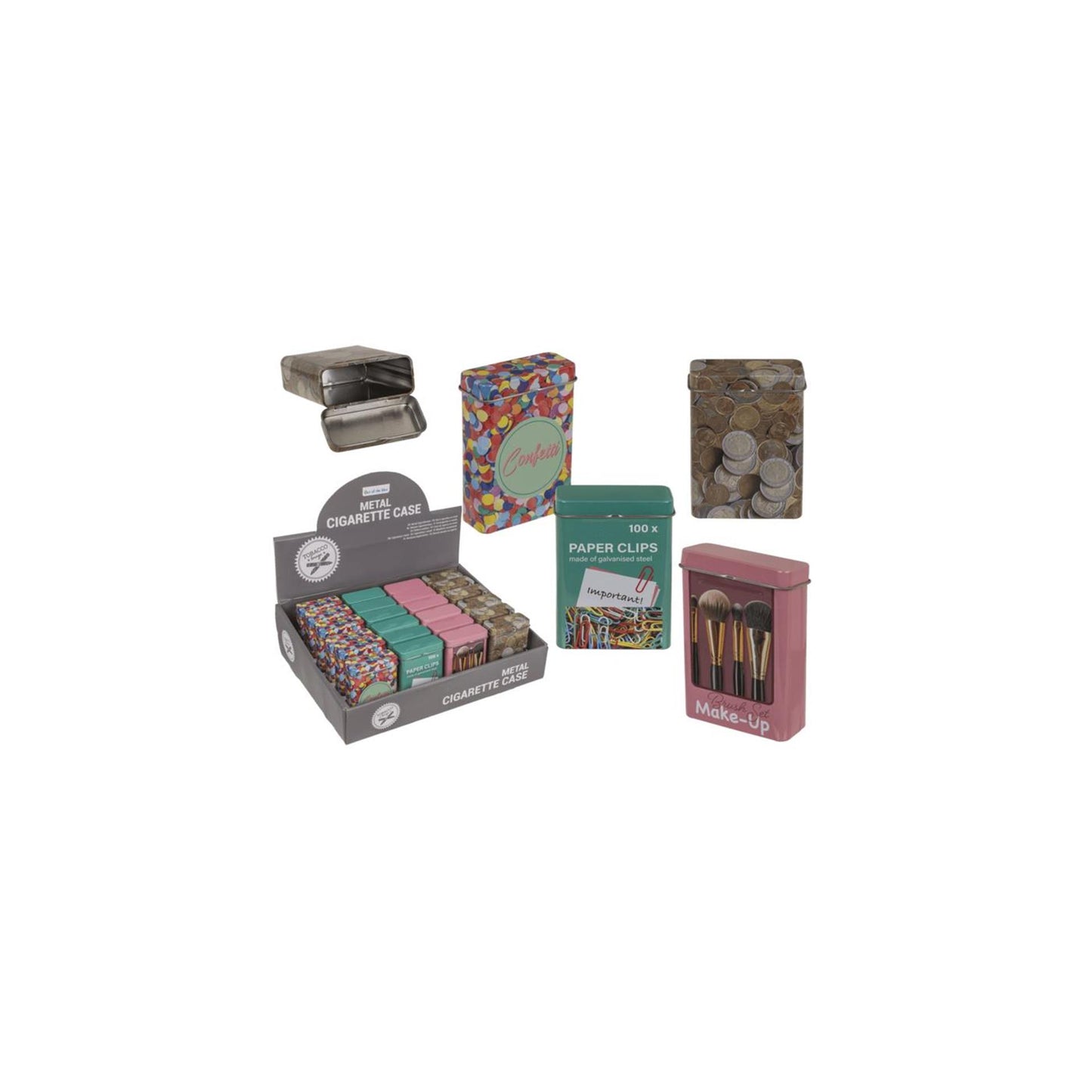 Portasigarette Ootb in metallo 10x7cm