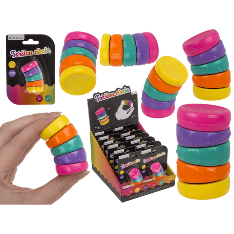 Giocattolo rotante Dsp, arcobaleno. 3,5x7
