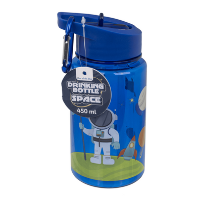 Botella para beber Abi, espacio con pajita. 450ml