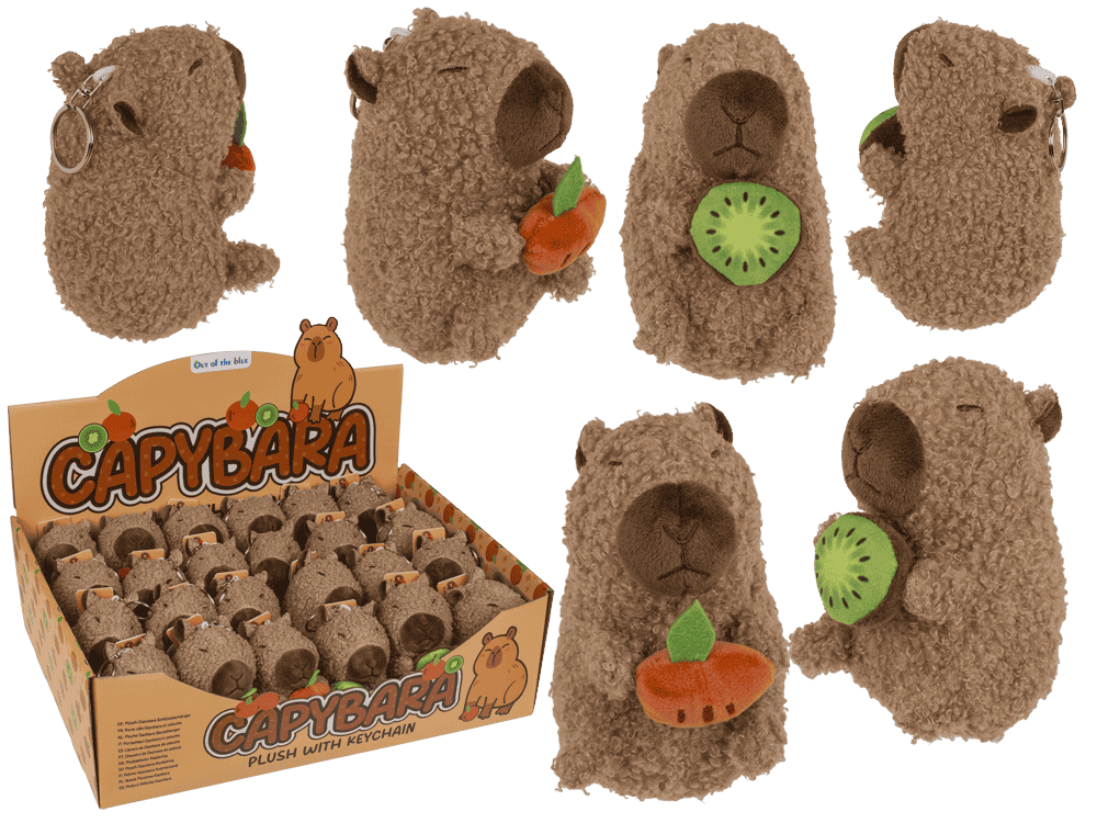 Capibara portachiavi. 10cm. da 2 a 24 pz