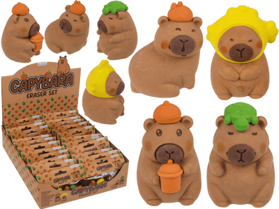 Gomme Dsp capibara. 4 assi 24 pezzi dentro