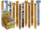 Penna cancellabile bicolore Dsp, 6 ass