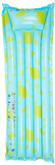 Swim essentials - luchtbed - 177 x 67 x 19 cm - citroen - blauw groen
