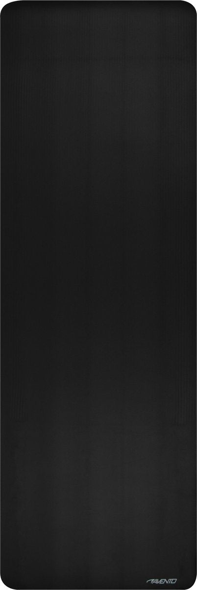 Avento esterilla de yoga fitness nbr - negro - 183 x 61 x 1,2 cm