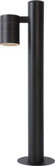 Lucide arne-led - lampada da terra - ø 6.3 cm - led - gu10 - 1x5w 2700k - ip44 - nero