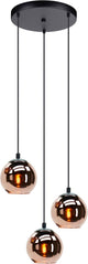 Lampada a sospensione Eglo centara - e27 - ø 42,5 cm - vetro ramato
