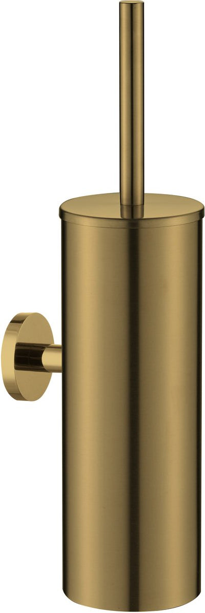 Accessori set WC Plieger Vigo - scopino per WC - portarotolo - gancio per asciugamani - 10 anni di garanzia - oro spazzolato