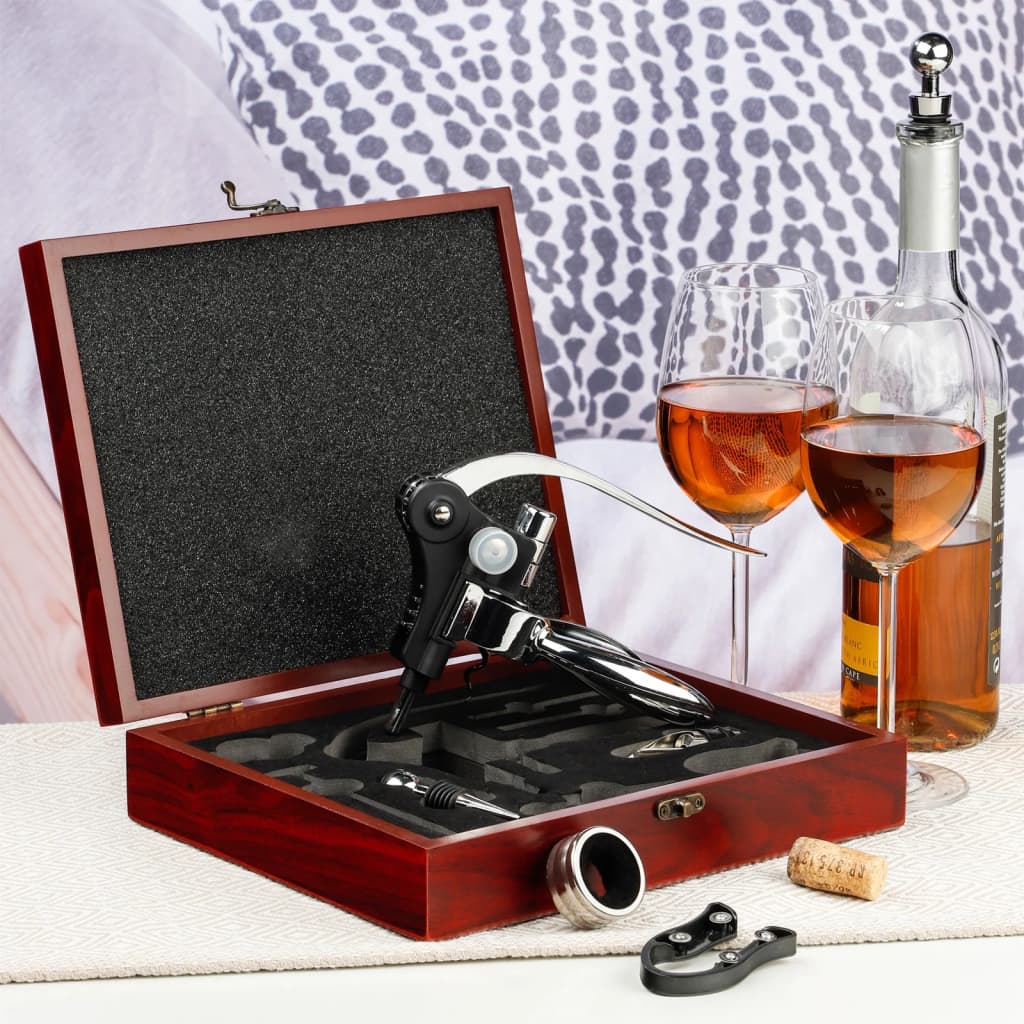 Ciao ciao accessorio per il vino da 10 pezzi con valigia