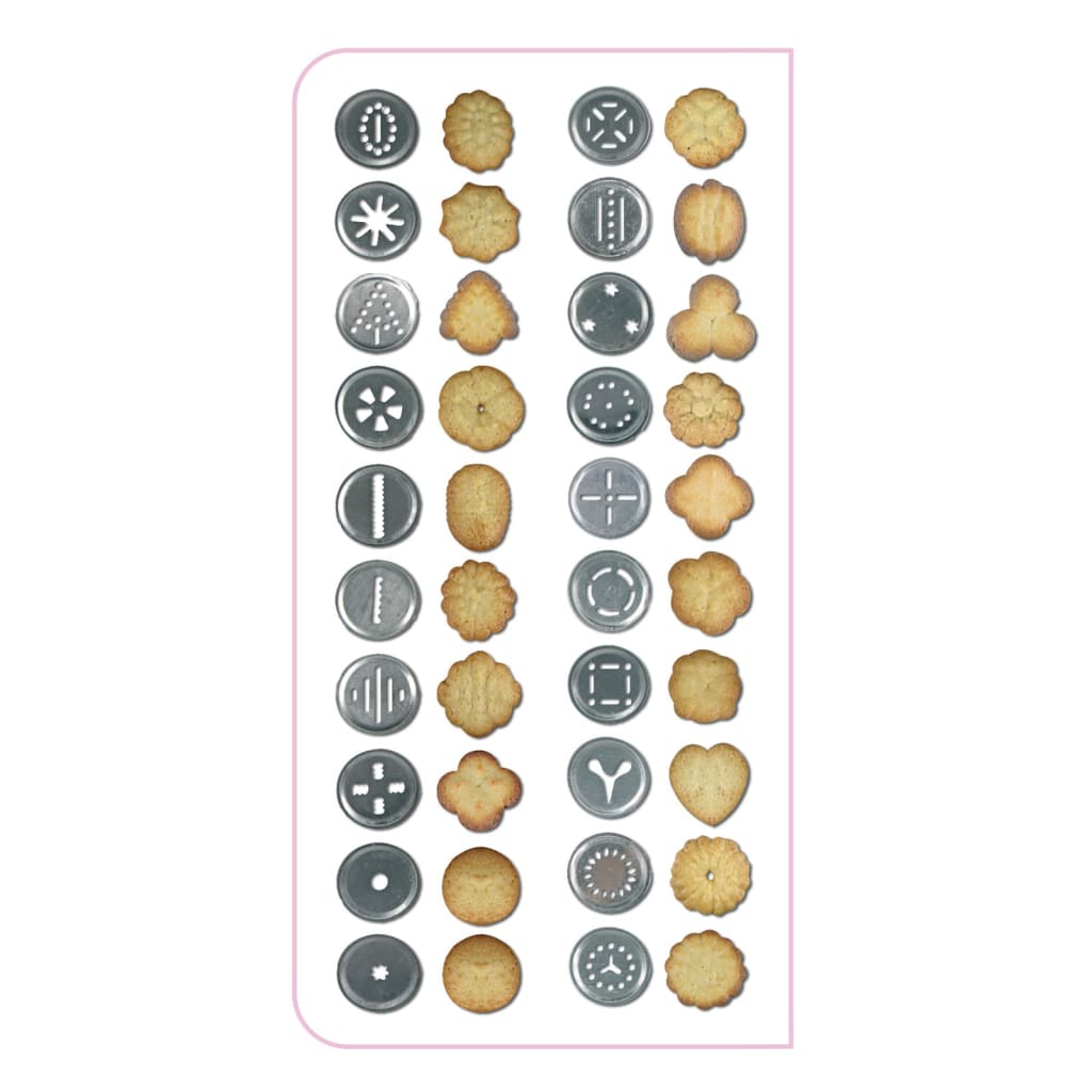 Hola hola fabricante de galletas con 20 discos de forma