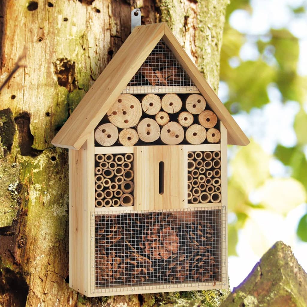 Hola hola insectenhotel 31x10x48 cm madera naturel