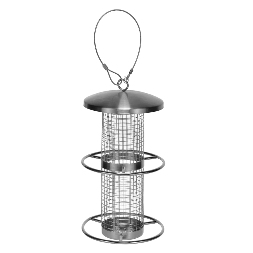 Hola hola hi bird feed huisje colgando 14x27.5 cm de acero inoxidable