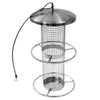 Hola hola hi bird feed huisje colgando 14x27.5 cm de acero inoxidable