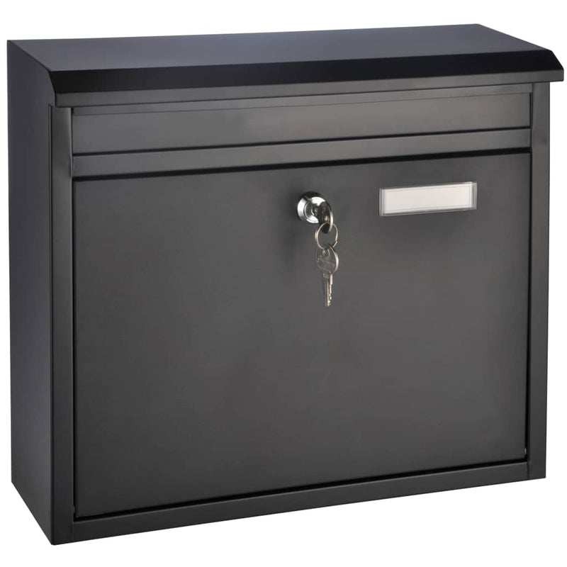 Ciao letterbox 36x12x32 cm nero