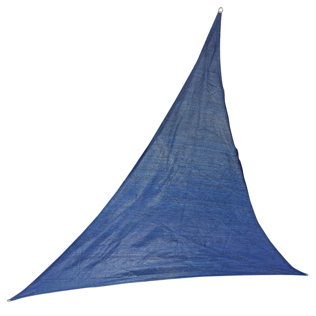 Ciao hi zonnezeil con 100 LED 3.6x3.6x3,6 m azzurro