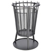 Braciere Hi Hi con parascintille 40x61 cm nero