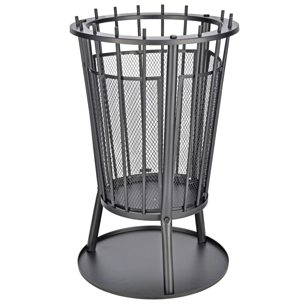 Braciere Hi Hi con parascintille 40x61 cm nero