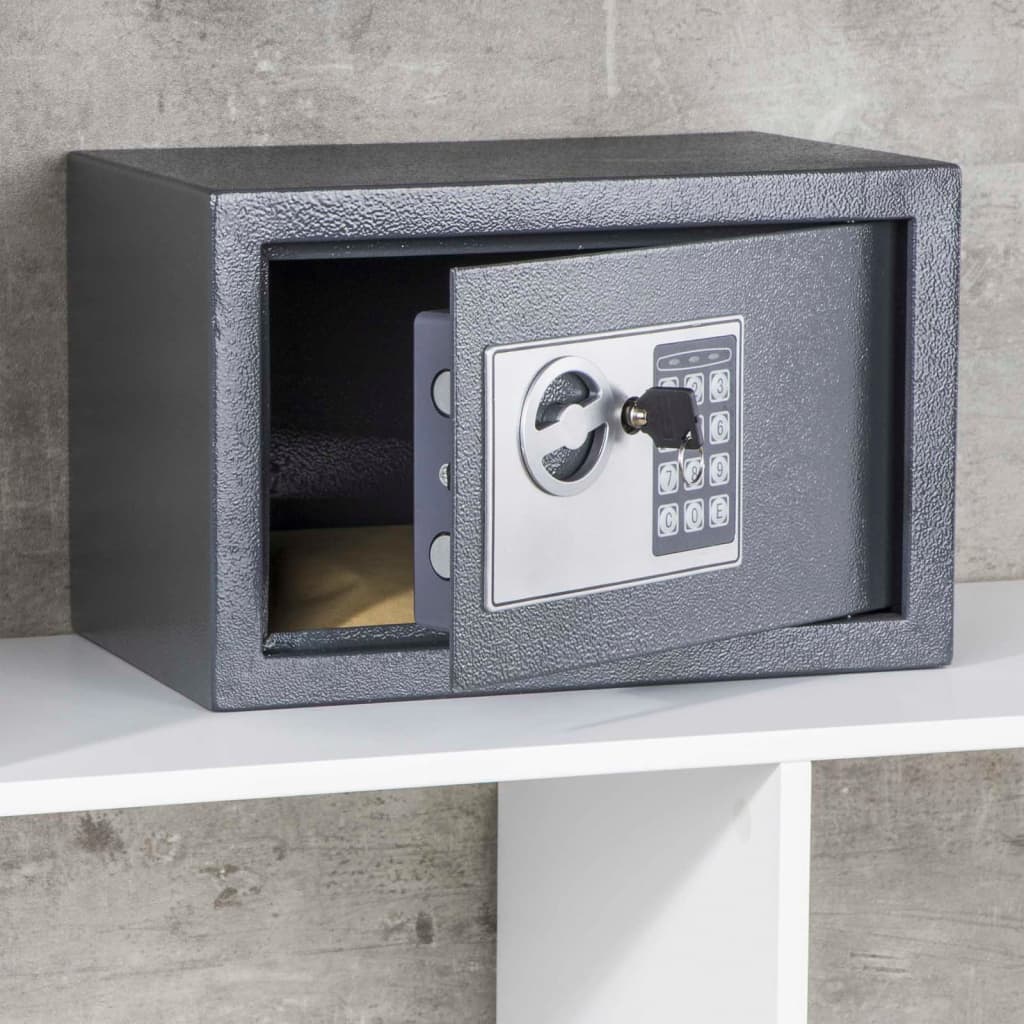 Ciao al sicuro con blocco elettrico 31x20x20 cm grigio scuro