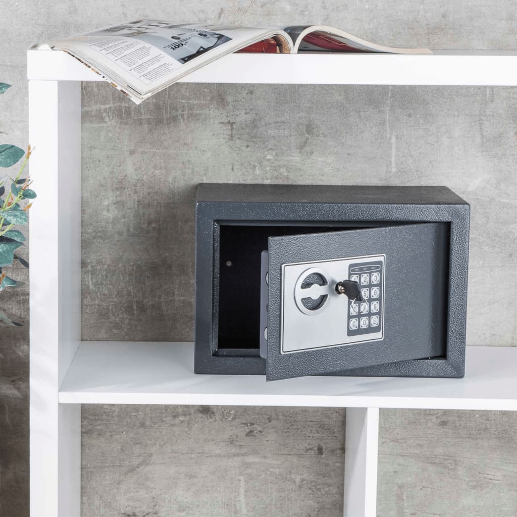 Ciao al sicuro con blocco elettrico 31x20x20 cm grigio scuro
